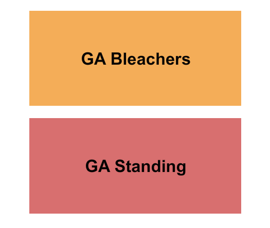 Seating chart for Crescent Ballroom